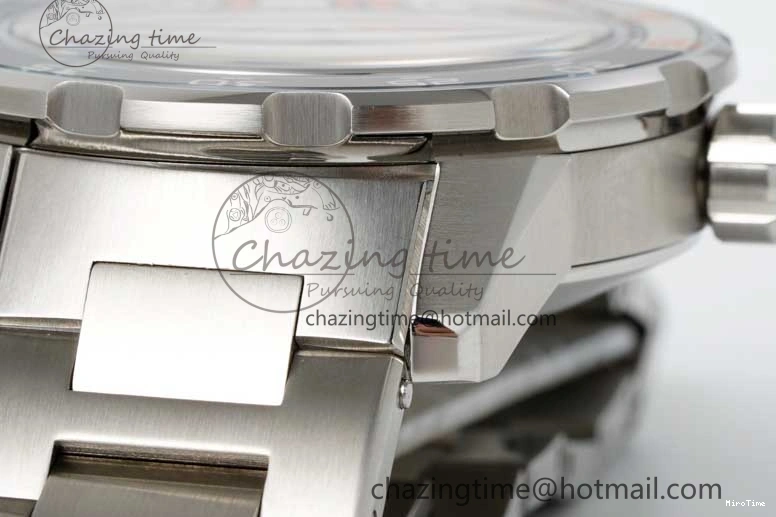 MIROTIME 0115 BestValue Aquatimer Automatic SS RSF 1:1 Best Edition White Orange Dial on SS Bracelet A 7072